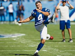 Ante la ausencia obligada de Vinatieri (foto), Chase McLaughlin ocupará su lugar. AP