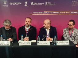 De izquierda a derecha: Jordi Boldó, Alfonso Cepeda, Igor Lozada y Joao Rodríguez. EL INFORMADOR / J. PÉREZ