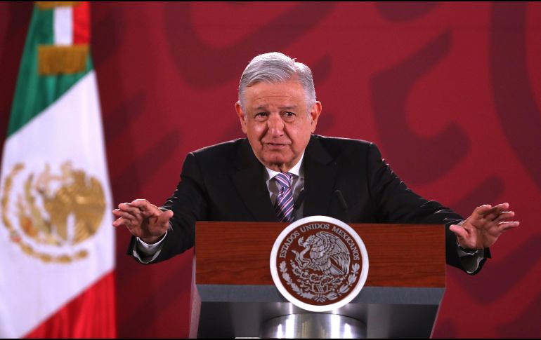 López Obrador pidió a quienes puedan y tengan voluntad de ayudar, que donen para apoyar a las familias que se benefician del Teletón. EFE / M. Guzmán