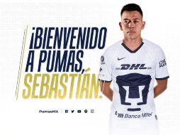 El conjunto universitario hizo oficial la contratación del jugador de 22 años de edad. TWITTER / @PumasMX