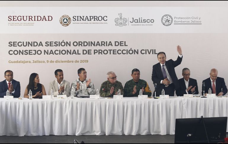 Este lunes se llevó a cabo la Segunda Sesión Ordinaria del Consejo Nacional de Protección Civil, integrado por autoridades federales y estatales. EL INFORMADOR / A. Camacho