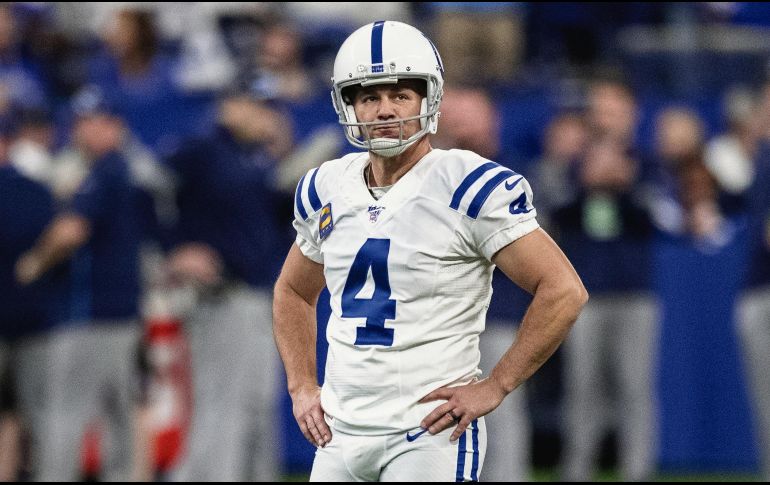 Vinatieri ha anotado dos mil 673 puntos, récord de la NFL. AFP/B. Ellis