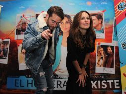 Previo a su estreno nacional el próximo 25 de diciembre, Christopher y Ana hicieron una escala en Guadalajara para presentar la cinta. EL INFORMADOR/E. Barrera