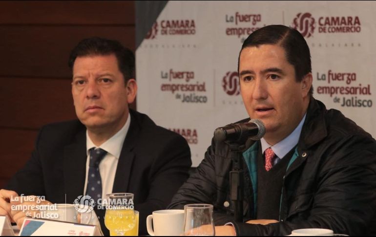 Xavier Orendain de Obeso, presidente de la Cámara de Comercio de Guadalajara, manifestó su compromiso porque este acuerdo haya llegado a su fin. ESPECIAL/