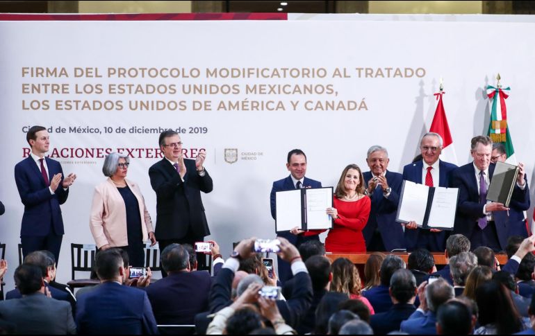 Para BBVA México, el T-MEC podrá ayudar a reactivar el crecimiento económico del país. SUN/D. Sánchez