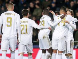 Real Madrid avanzó como segundo lugar del Grupo A con 11 puntos. EFE / S. Lecocq