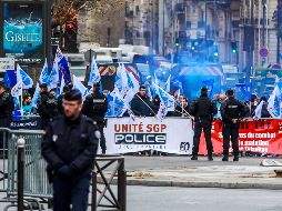 El proyecto ha provocado distintas huelgas en el transporte y otros sectores que han paralizado parcialmente a Francia. EFE/C. Petit