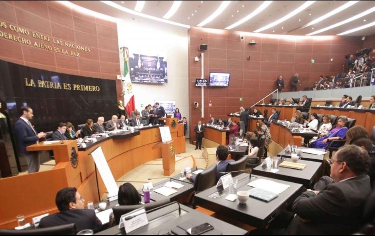Integrantes de comisiones del Senado analizaron el protocolo modificatorio del T-MEC. ESPECIAL/Senado de la República