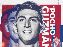Guzmán es el sexto refuerzo anunciado por el Guadalajara para el próximo torneo. TWITTER / @Chivas