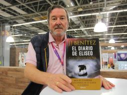 El escritor J. J. Benítez presentó su más reciente publicación, “El diario de Eliseo”, durante la FIL 2019. EL INFORMADOR/E. Barrera