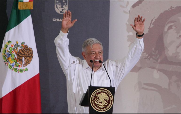 López Obrador afirmó que ya se están trabajando un poco más de 500 mil hectáreas a través del apoyo a 200 mil sembradores. NTX/M. González