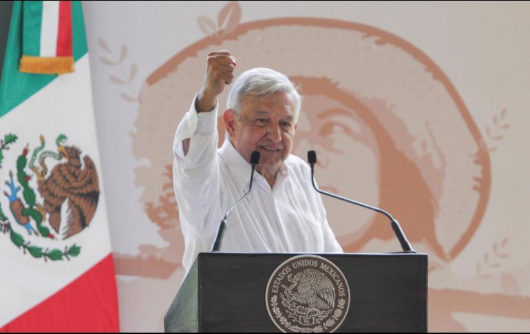 Hoy es el último día de gira de López Obrador por Veracruz, luego que el sábado visitó a integrantes del consejo técnico de Sembrando Vida. NTX / ARCHIVO