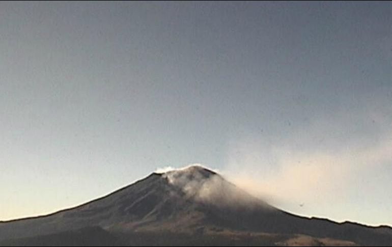 El Semáforo de Alerta Volcánica del Popocatépetl se encuentra en amarillo Fase 2. ESPECIAL / CENAPRED