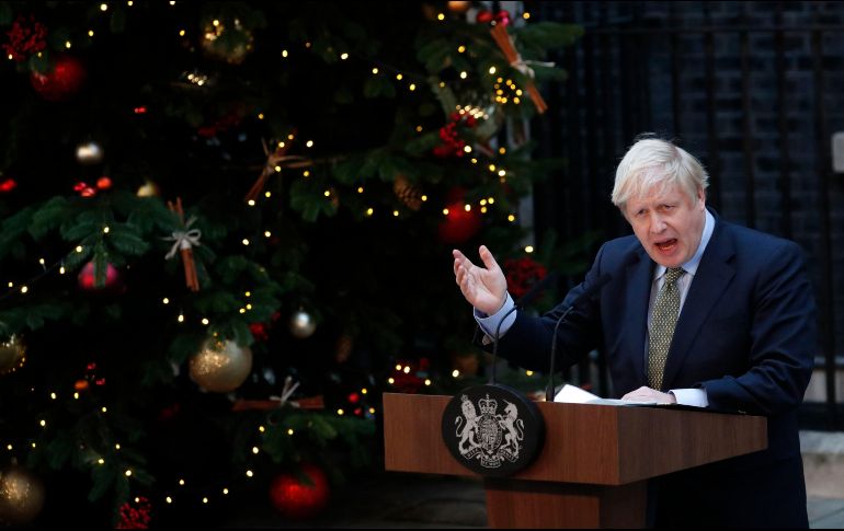 Boris Johnson, primer ministro del Reino Unido. AP