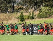 Los Leones Negros de la UdeG comenzaron este lunes su tercera semana de preparación. TWITTER / @LeonesNegrosCF