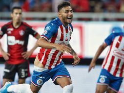 Alexis Vega anotó anotó el gol y festejó de manera polémica en la victoria rojiblanca sobre los Zorros en el Apertura 2019. IMAGO7
