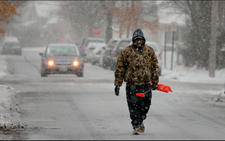 En Misuri, la nevada dejó entre 8 y 23 centímetros de nieve. AP/D. Carson