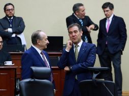 Lorenzo Córdova, Consejero Presidente del INE, explicó que los ajustes no afectan ninguno de los proyectos que contribuyen a “dar certeza” a las elecciones. NOTIMEX/F. Estrada
