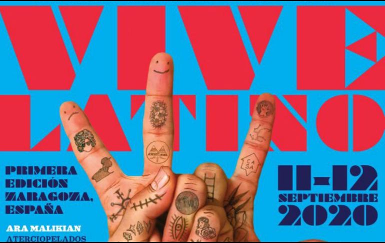 El Vive Latino España se llevará a cabo en el Espacio Expo de Zaragoza el próximo 11 y 12 de septiembre de 2020. TWITTER / @vivelatinoes