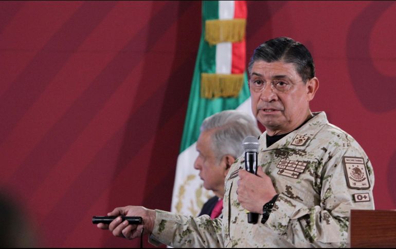 Sandoval indicó que se han requisado cuatro mil 427 armas cortas, más de cuatro mil armas largas, 457 granadas, 27 mil cargadores, un millón ciento dos mil municiones calibre 50. NTX / M. González