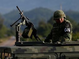 Personal de la Guardia Nacional se enfrentó con un grupo armado. AP/ARCHIVO