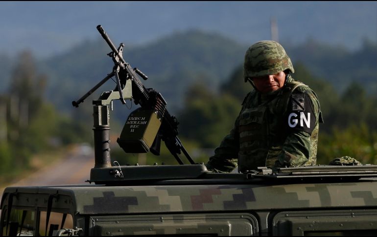 Personal de la Guardia Nacional se enfrentó con un grupo armado. AP/ARCHIVO