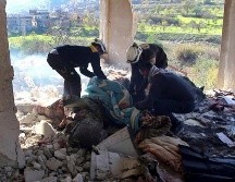 Un bombardeo en la aldea de Bdama mató a la esposa y tres hijas de un socorrista de los llamados 