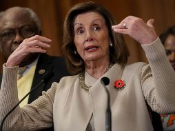 La presidenta de la Cámara de Representantes, Nancy Pelosi, prácticamente tiene asegurados los votos de cara al inicio del debate sobre el juicio contra Trump. AFP/C. Somodevilla