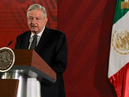 El titular del Ejecutivo señala que donde ha habido mayor demanda de seguridad y cuidado es en el transporte de mercancías por carretera para evitar el robo en el transporte de carga. NTX / J. Lira