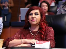 Soledad Luévano Cantú presentó la iniciativa la semana pasada. ESPECIAL/Grupo Parlamentario Senado Morena