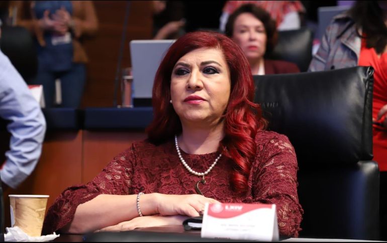 Soledad Luévano Cantú presentó la iniciativa la semana pasada. ESPECIAL/Grupo Parlamentario Senado Morena