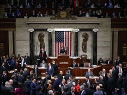 Nancy Pelosi, planteó que todavía no va a trasmitir la aprobación del juicio político al Senado, ante dudas de que no conduzcan el proceso de forma imparcial. AFP/C. Somodevilla