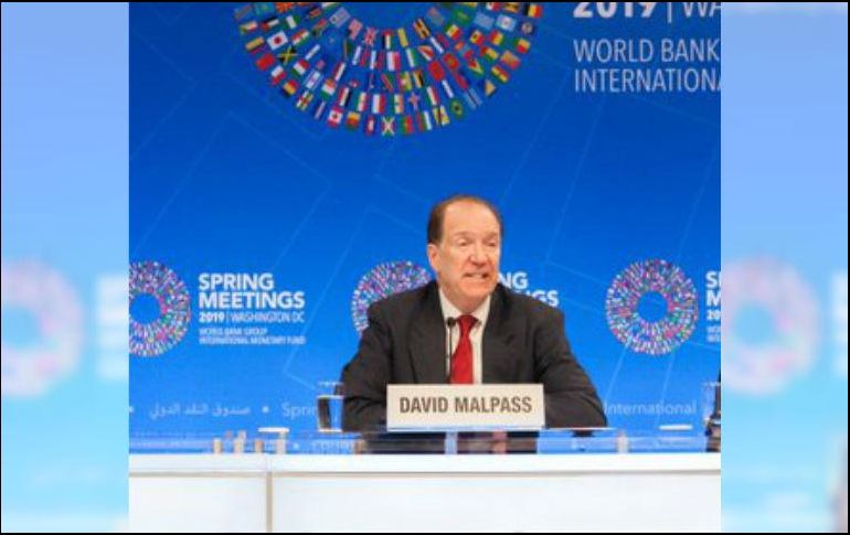 Al respecto, el presidente del Grupo Banco Mundial, David Malpass, dijo que 