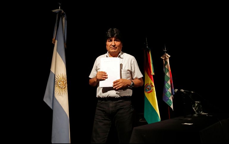 Evo Morales acusó a Estados Unidos de estar detrás de su persecución política. AP/N. Pisarenko