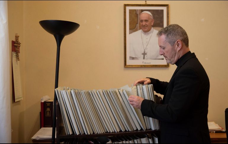 Monseñor John Kennedy, director de la sección disciplinaria de la Congregación para la Doctrina de la Fe. AP/A. Tarantino
