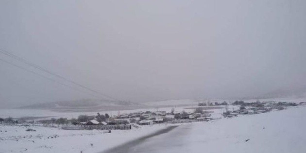 Caen las primeras nevadas en sur de Nuevo Le&oacute;n