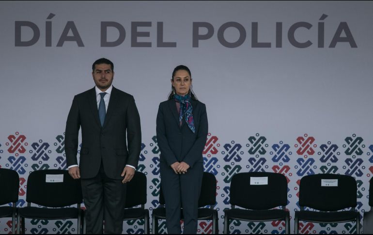 La jefa de Gobierno, se dijo orgullosa de la Policía de la Ciudad de México. NTX/ ESPECIAL
