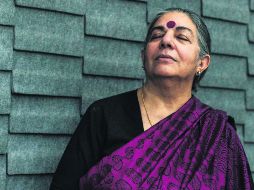 La partidaria del ecofeminismo llegó a México a hablar sobre el medio hambiente y la sociedad. EL INFORMADOR / G. Gallo