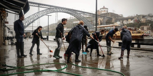 La tormenta "Elsa" deja ocho muertos en Espa&ntilde;a y Portugal