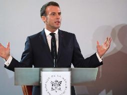 Macron será el primer presidente en renunciar a la pensión de por vida a la que tiene derecho cuando deje el cargo. AFP/J. Marin