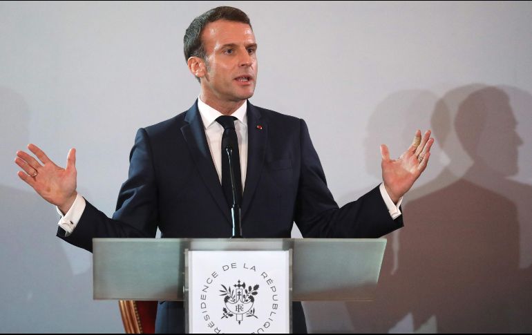 Macron será el primer presidente en renunciar a la pensión de por vida a la que tiene derecho cuando deje el cargo. AFP/J. Marin