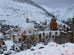 Real de Catorce. San Luis Potosí se pintó de blanco y mostró al mundo estas postales. ESPECIAL/pasionsanluismx