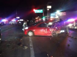 El percance ocurrió la noche de ayer sábado en el kilómetro 161 de la carretera libre a Zapotlanejo. ESPECIAL