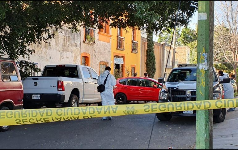 Los hechos ocurrieron la mañana de este lunes en la calle Río Balsas, a unos metros de Marcelino García Barragán. EL INFORMADOR /