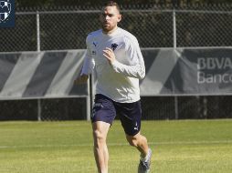 El delantero holandés en la sesión de ayer en El Barrial. TWITTER/@rayados