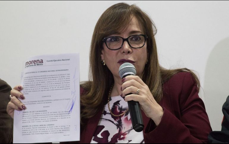 Yeidckol Polevnsky, confió en que haya mucha madurez al interior de esa fuerza política y se ponga por delante lo más trascendente que es su unidad. NOTIMEX/Archivo