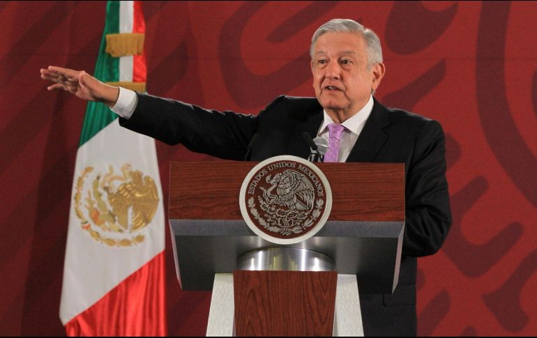 López Obrador dice que en su gobierno no se han entregado concesiones mineras y aclara que no se cancelará ninguna siempre y cuando esta se lleve a cabo con responsabilidad y cuidado del medio ambiente. NTX / J. Lira
