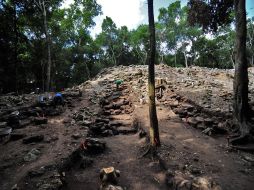 Los vestigios materiales en la zona apuntan a dos fases de ocupación: una en el periodo Clásico Tardío (600-900 d. C.) y otra en el Clásico Terminal. EFE/INAH