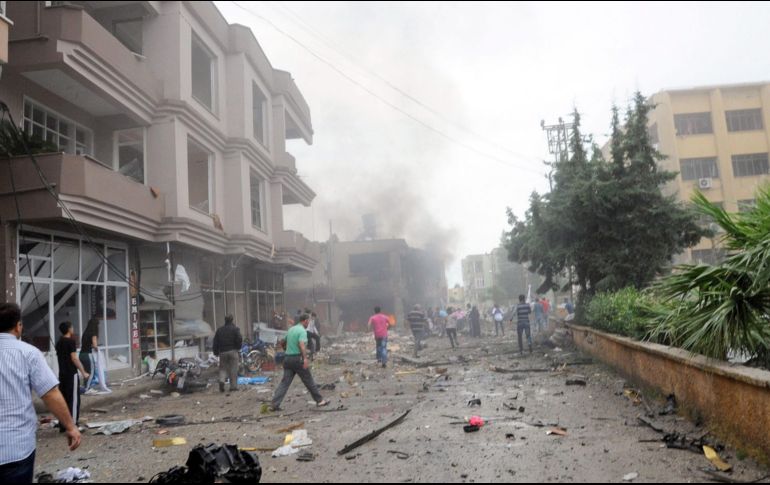 Consideran que los proyectiles pudieron ser lanzados a través de drones comandados a distancia. EFE/ARCHIVO