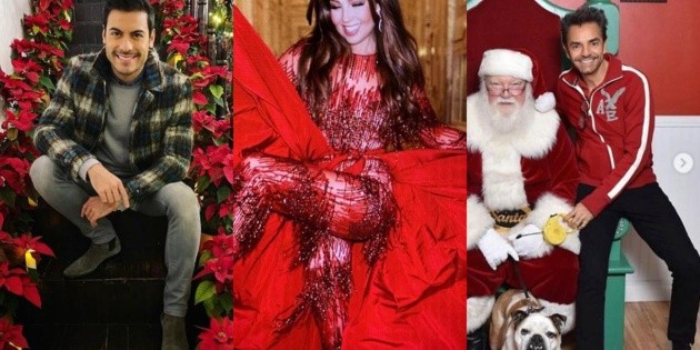 As&iacute; festejaron la Navidad las celebridades mexicanas